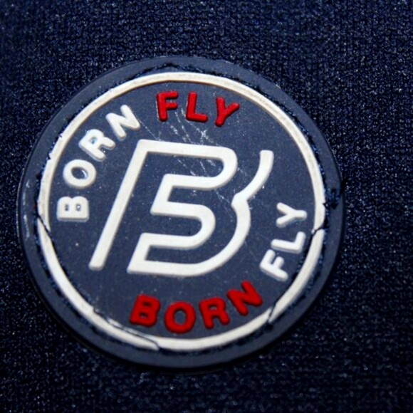 Born Fly AnyTown USA Track Jacket - Navy, Red & White - Size L - Picture 5 of 10